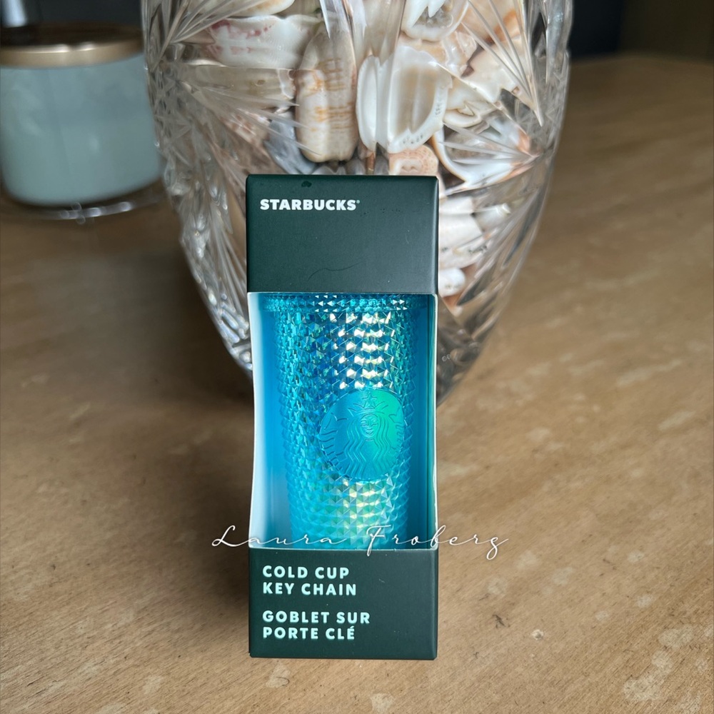 Starbucks Blue Gradient Keychain